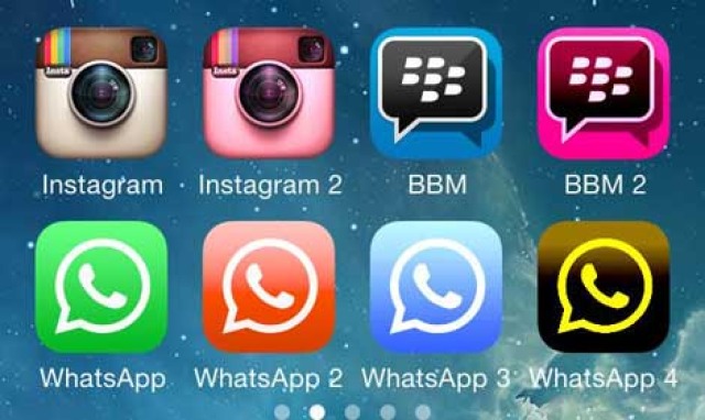 Is getting 2 bbm whatsapp apps safe