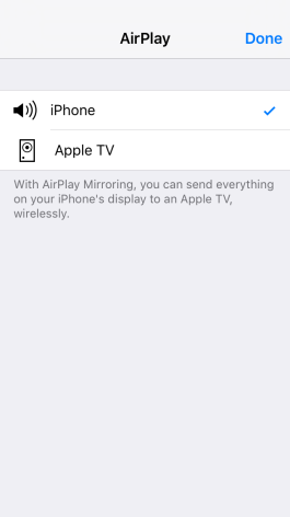 I can t mirror my iPhone on Apple TV