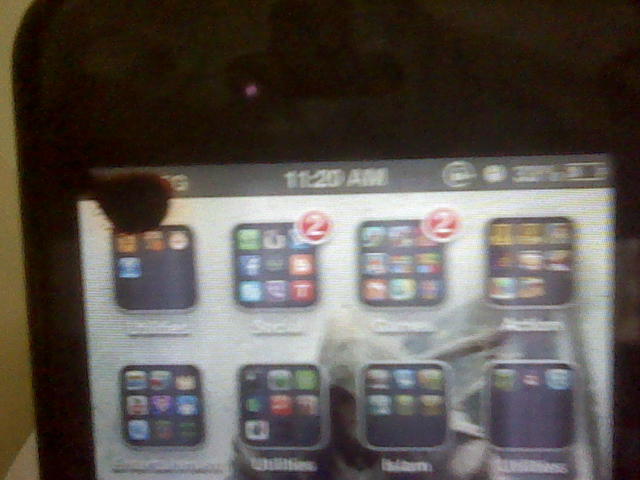 Black spot on my iphone 5 screen