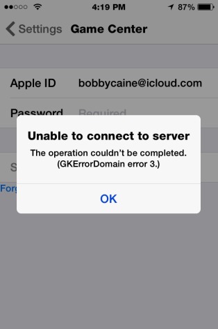 What does this error code mean I have an iPhone 4S updated to iOS 8.3