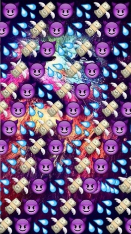 How to make an emoji background on iPhone