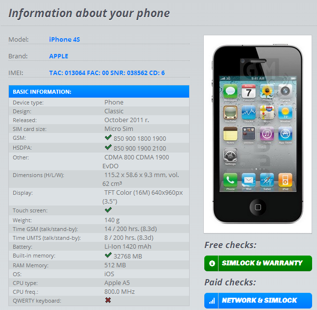 IPhone 4 IMEI on SIM tray is different from electronic IMEI - 1