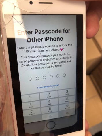 Every time I try to log into my Apple ID it s asking for the passcode for somebody else s iPhone