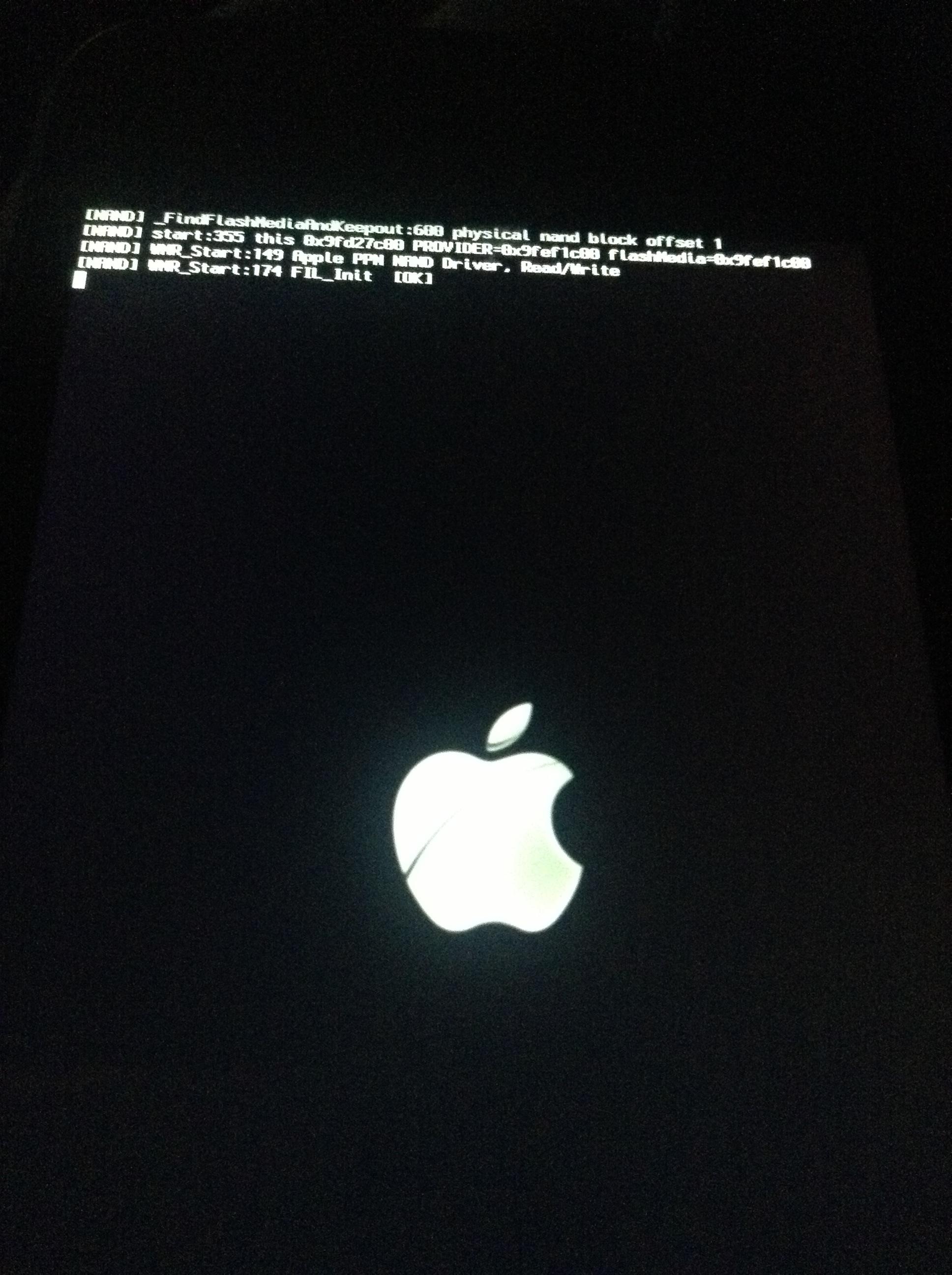 My iPhone 5 crashed while turning on