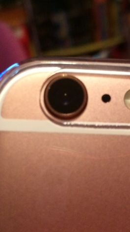 How to remove this dirt from my new Iphone 6s Plus Camera Lens - 1