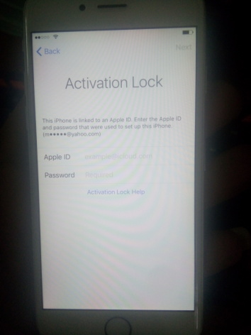 I want call to company iphone i have phone iphone 6 but don t rememper my icloud i want open buck my phone how i can call to company