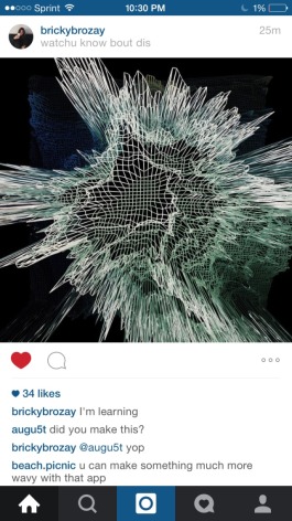 What iPhone app is used to make that