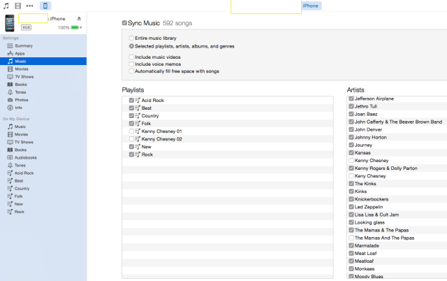 How to delete all my songs from my iphone but keep all them on itunes - 1