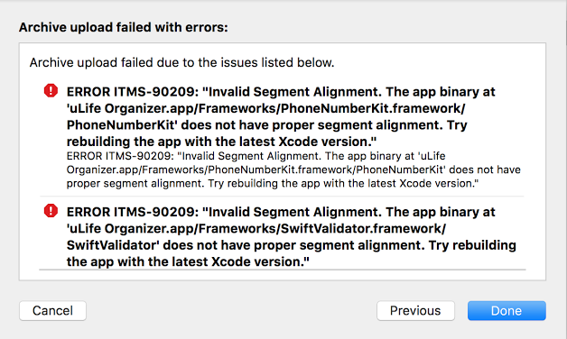 I can t seem to upload my iPhone app to the app store - 1