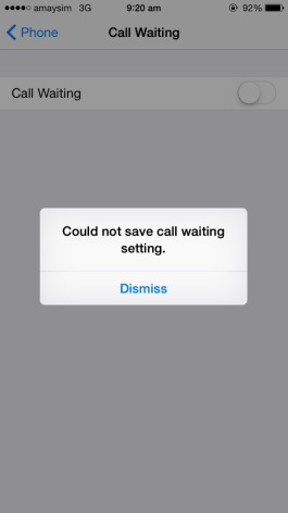 How to turn call waiting on iphone - 1