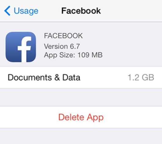 Trying to clear space on my iPhone. What are Documents and Data - 1