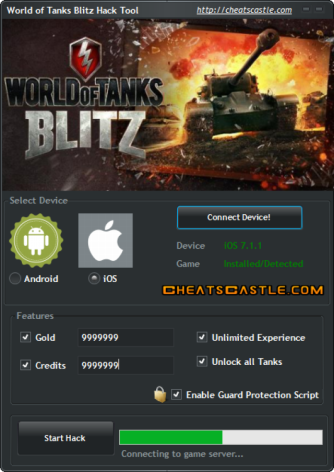 World of Tanks Blitz Hack or Cheats for iOS, iPhone