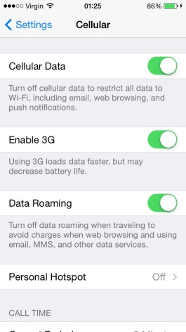 Does virgin on iPhone 5s have 4g - 1