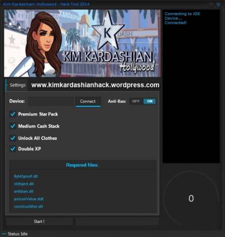 Kim Kardashian: Hollywood Unlimited Star and Money hack without Survey first - 1