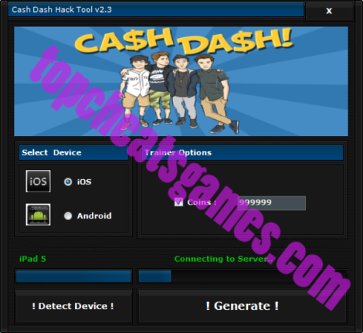 Cash Dash Hack for Mobile Devices - 1