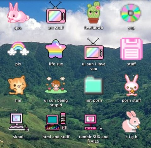 How to make computer icons different