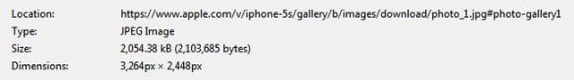 IPhone 5s Picture Measurements - 1