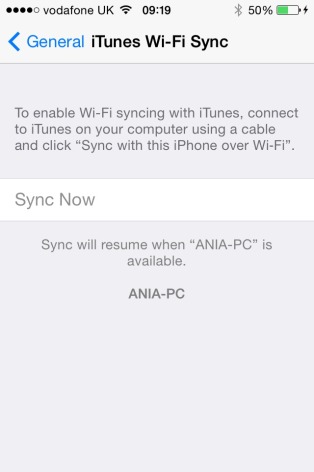 How to unsync iPhone from PC