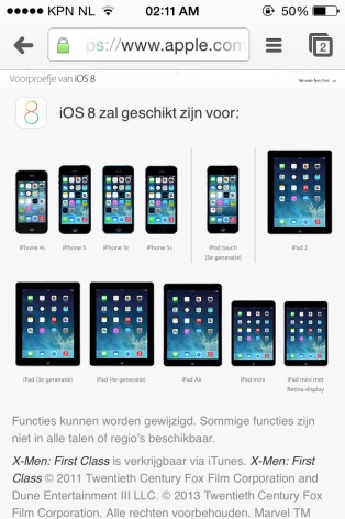 Is the iPhone 4 getting the iOS 8 update - 1