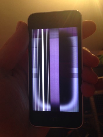 IPhone 5C screen problem Please look at photo