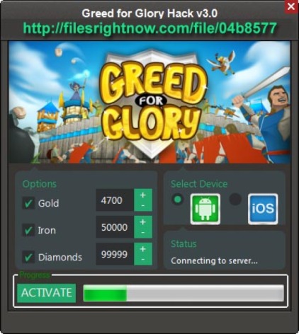 Greed for Glory Cheats iPhone Android