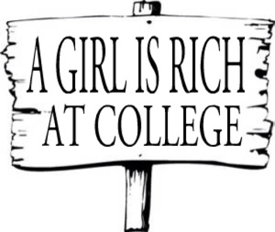 Signs a girl is rich at college