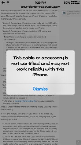 How to fix this Iphone charging problem
